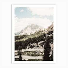 Mountainous Road Art Print