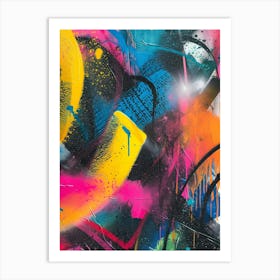 London Graffiti Art Print