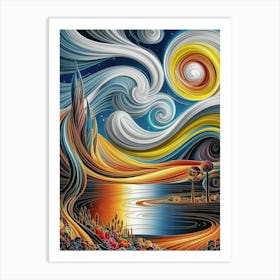 Starry Night 10 Art Print