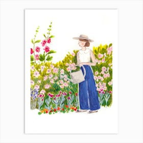 In The Garden Art Print