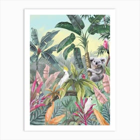 Nature Dwellings Tropical Art Print