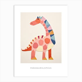 Nursery Dinosaur Art Parasaurolophus 1 Poster Art Print