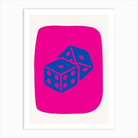 Dice Icon Art Print