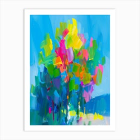 Bright Trees Art Print