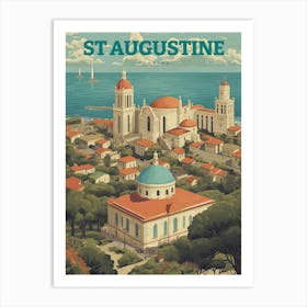 St Augustine Florida Travel Art Print