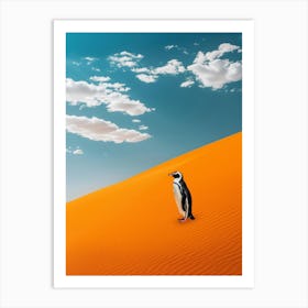 Penguin In The Desert 13 Art Print