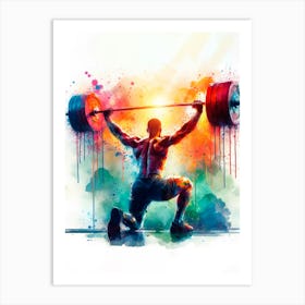 Olympic Athlete 1 Art Print