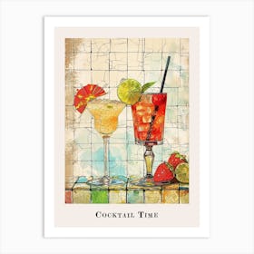 Cocktail Time Poster 4 Art Print