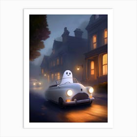 Ghost Car 1 Art Print