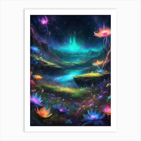 Lotus Flower Art Print