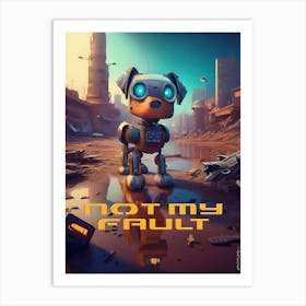 Not My Fault Art Print