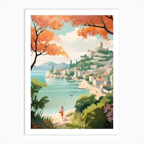 Budva Montenegro 4 Illustration Art Print