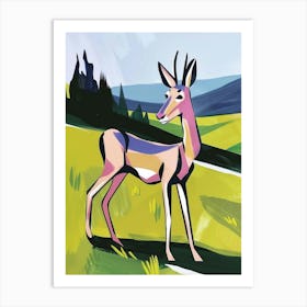 Antelope Canvas Print 1 Art Print