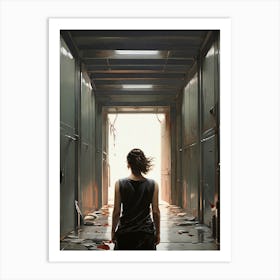 Last Girl In The World art print Art Print