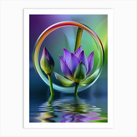 Lotus Flower 108 Art Print