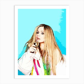 Avril Lavigne 5 Art Print