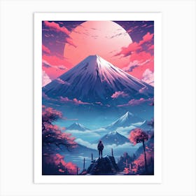 Mount Fuji Japan Painting Art Print
