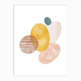 Abstract Circles Art Print