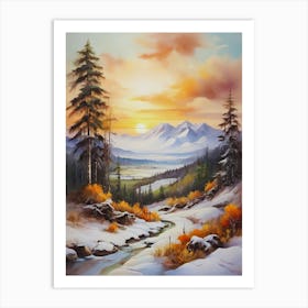 Winter Landscape 3 Art Print