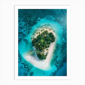 Heart Island Art Print