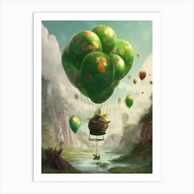 Hot Air Balloons Art Print