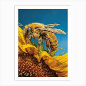Cuckoo Bee Storybook Illustration 9 Art Print