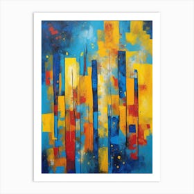 Vivid Metropolis Art Print