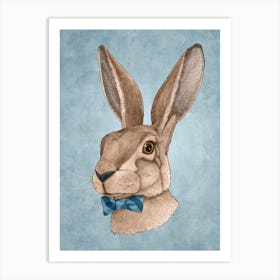 Mr Hare Art Print