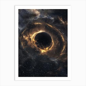 Black Hole In Space 3 Art Print