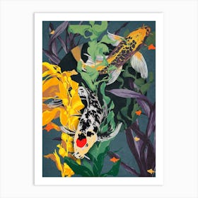 Koi Fish Art Print