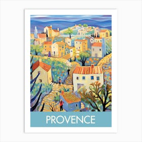 Provence France Travel Print Painting Cute Art Print