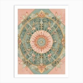 Jewel Kaleidoscope Art Print