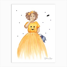 Halloween Girl - Trick or Treat Art Print