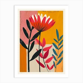 Namaqualand Daisy Groovy 8 Art Print