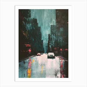 New York City Rain Art Print