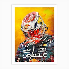 Max Verstappen 3 Art Print