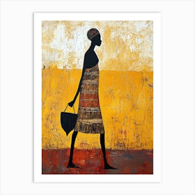 Nomadic Echo; Africa Art Print