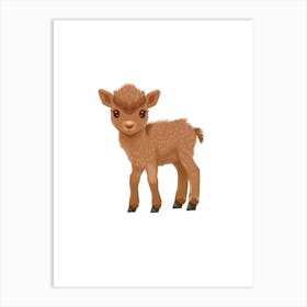 Baby Goat Art Print