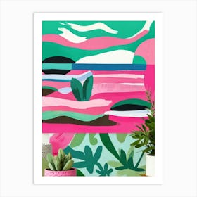 Tropical Landscape Art Print