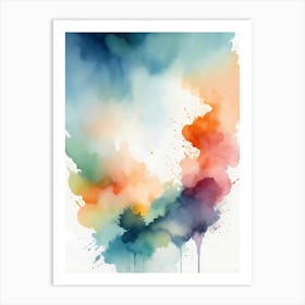 Abstract Watercolor Painting 14 Art Print