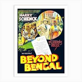 Beyond Bengal, Movie Poster Art Print