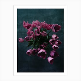 Bouquet Tulips In The Morning Art Print