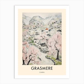 Grasmere (Cumbria) Painting 4 Travel Poster Art Print