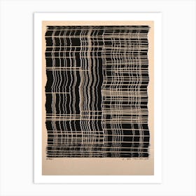 'Black Lines' Kmart Wall Art Art Print