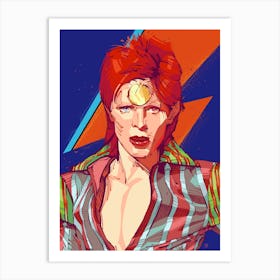 David Bowie Ziggy Stardust Art Print