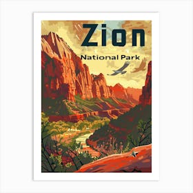 Zion National Park Art Print