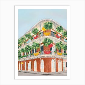 New Orleans French Quarter Travel Art Print