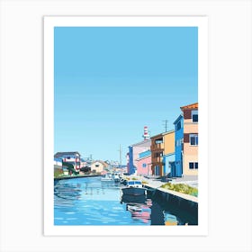 Otaru Japan 2 Colourful Illustration Art Print