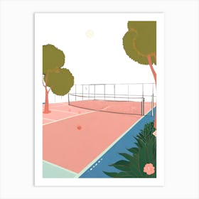 Tennis Court 1 Art Print