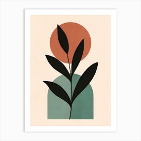 Abstract Plant 1 Art Print